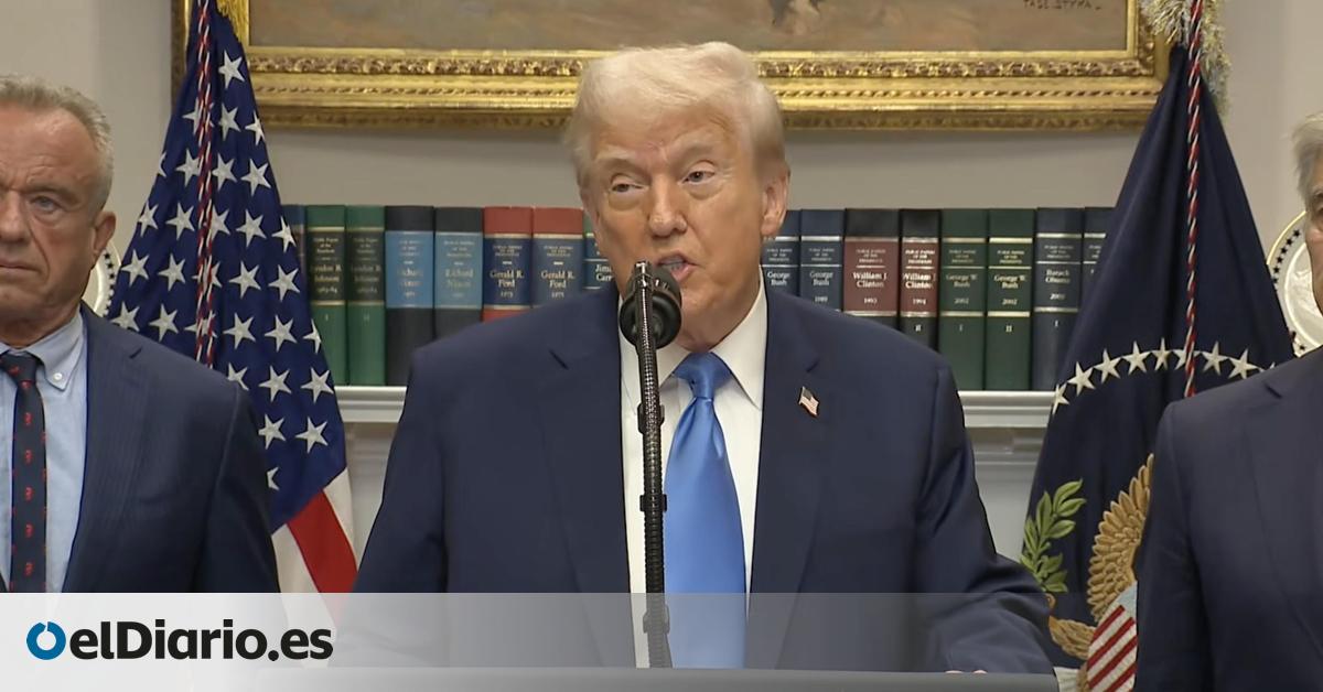 Trump culpa al uso de paracetamol en el embarazo de causar autismo en contra de las evidencias científicas y pide que no se tome