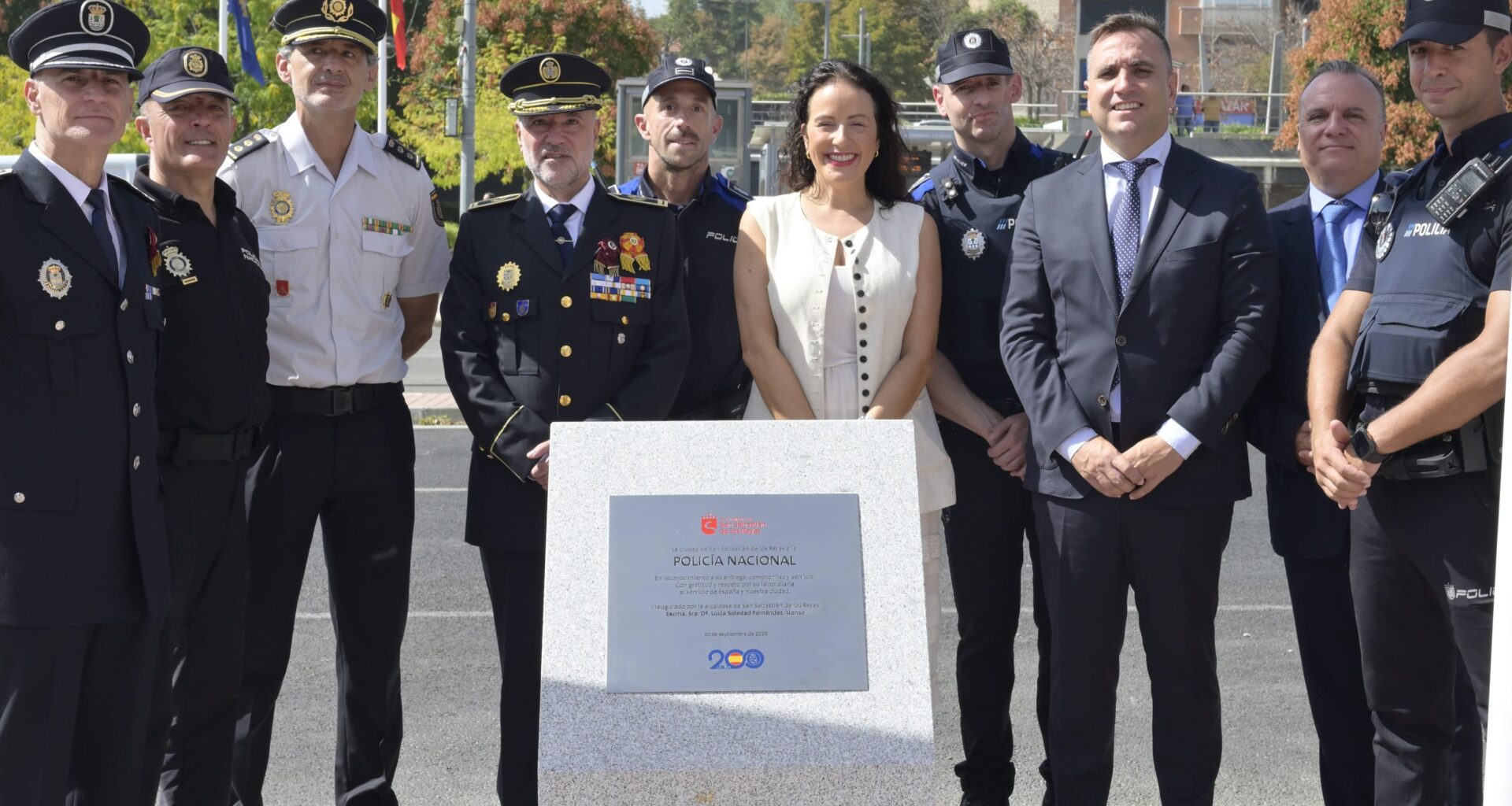 San Sebastián de los Reyes y Alcobendas se unen para rendir homenaje a la Policía Nacional por su bicentenario - La Plaza de Sanse