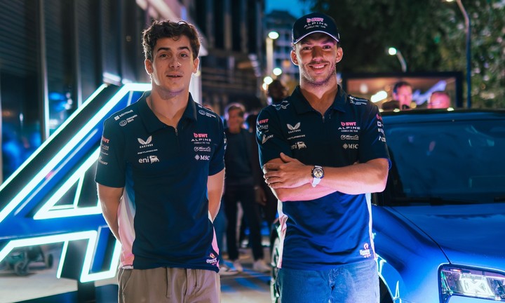 Colapinto y Gasly, la dupla que paga dos pesos en 2026. (@AlpineF1Team)
