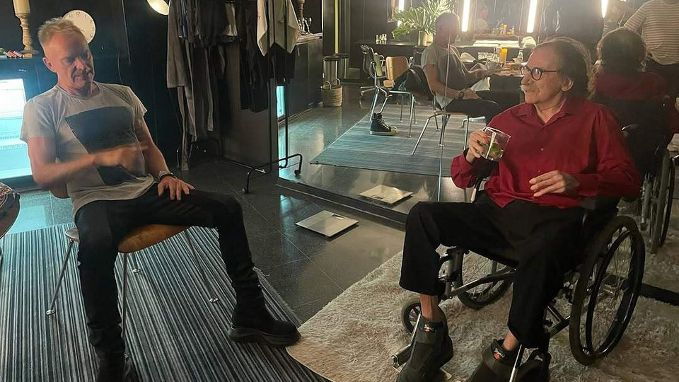 Dos talentos juntos: Charly García anunció una colaboración con Sting | Un encuentro histórico