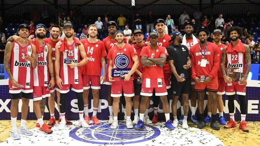 El Olympiacos, campeón de la Supercopa antes de visitar al Baskonia