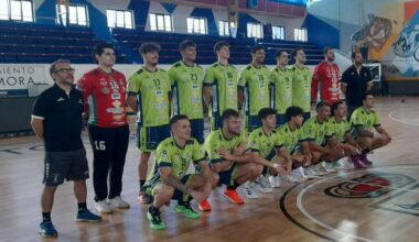 La plantilla del Balonmano Zamora Caja Rural.