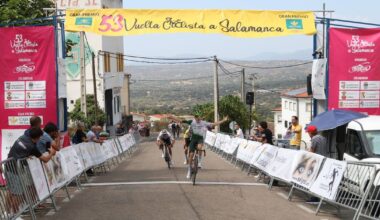 Larronde brilla en la etapa reina de la Vuelta Ciclista Salamanca y Ugarte se coloca líder antes de la contrarreloj final