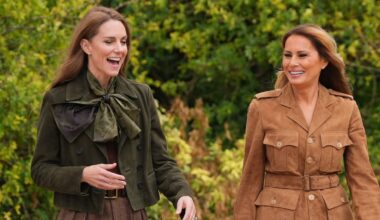 Kate Middleton y Melania Trump lideran una mañana "salvaje" en Frogmore Gardens