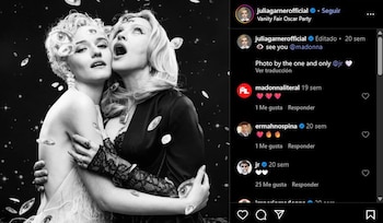 Julia Garner y Madonna han