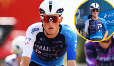 El Israel-Premier Tech elimina el nombre del país en sus maillots de La Vuelta