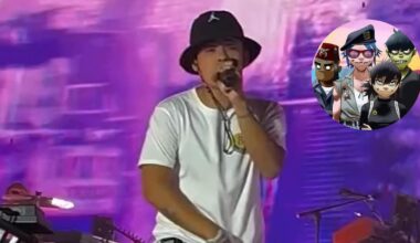 Ovación y sorpresa en Madrid: Trueno cantó junto a Gorillaz su tema inédito “The manifesto”