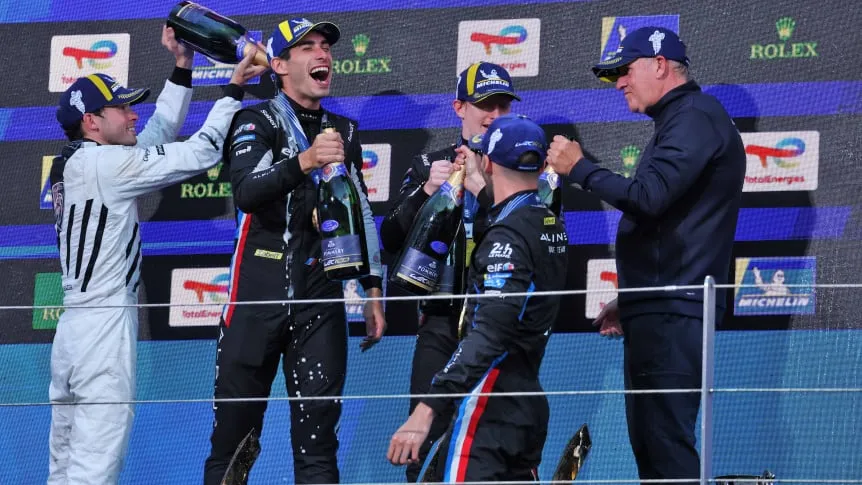 Sin F1 este fin de semana, Alpine festejó el Campeonato Mundial de Resistencia