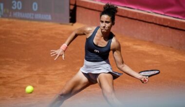 Ángela Fita, la mejor española en el WTA 125K de San Sebastián.