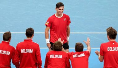 Australia rozó la épica, pero Belgica se lleva el billete para las finales de la Copa Davis. Foto: Gettyimages