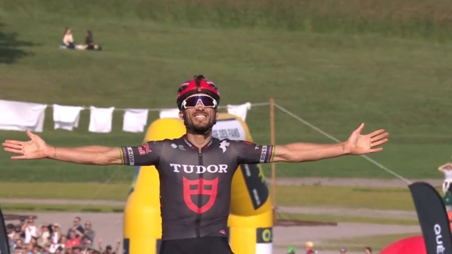 Alaphilippe vuelve a sonreír en Tudor con triunfo en Quebec en el regreso de Pogacar