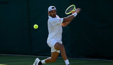 Berrettini volverá al circuito tres meses después en el ATP Estocolmo. Foto: Gettyimages