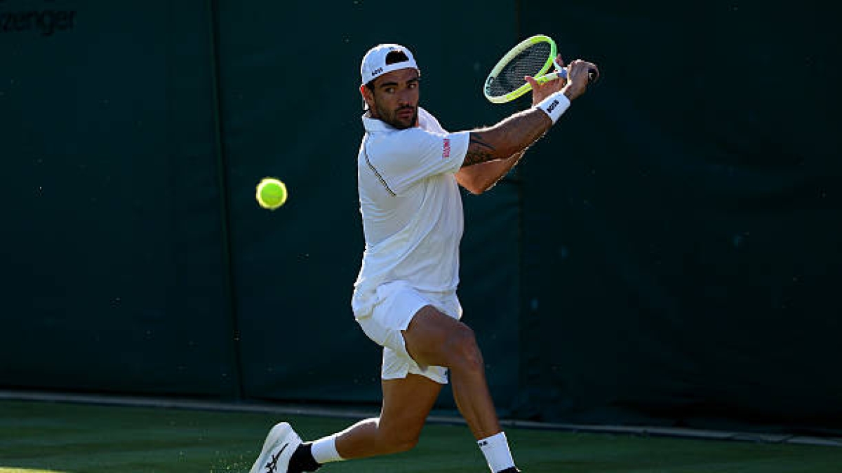 Berrettini volverá al circuito tres meses después en el ATP Estocolmo. Foto: Gettyimages