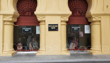 Cartel de no hay localidades en la Plaza de Toros de Albacete