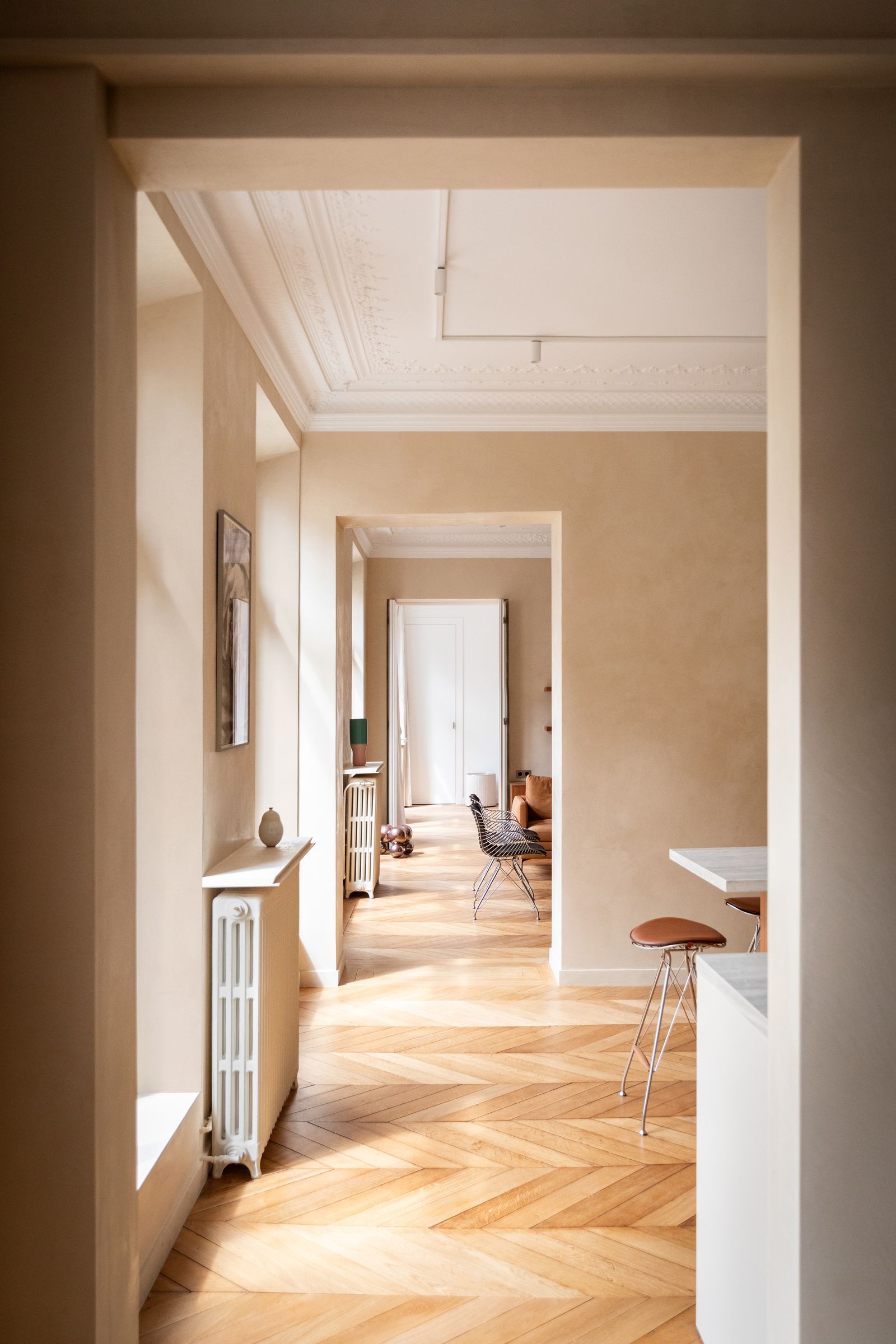 departamento con piso de madera