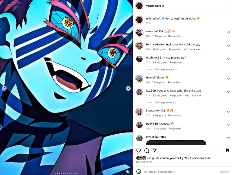 Akaza es el personaje favorito de Michael Morales.