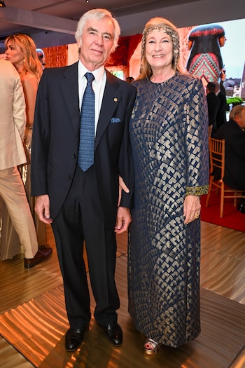Charlie Blaquier y María Taquini