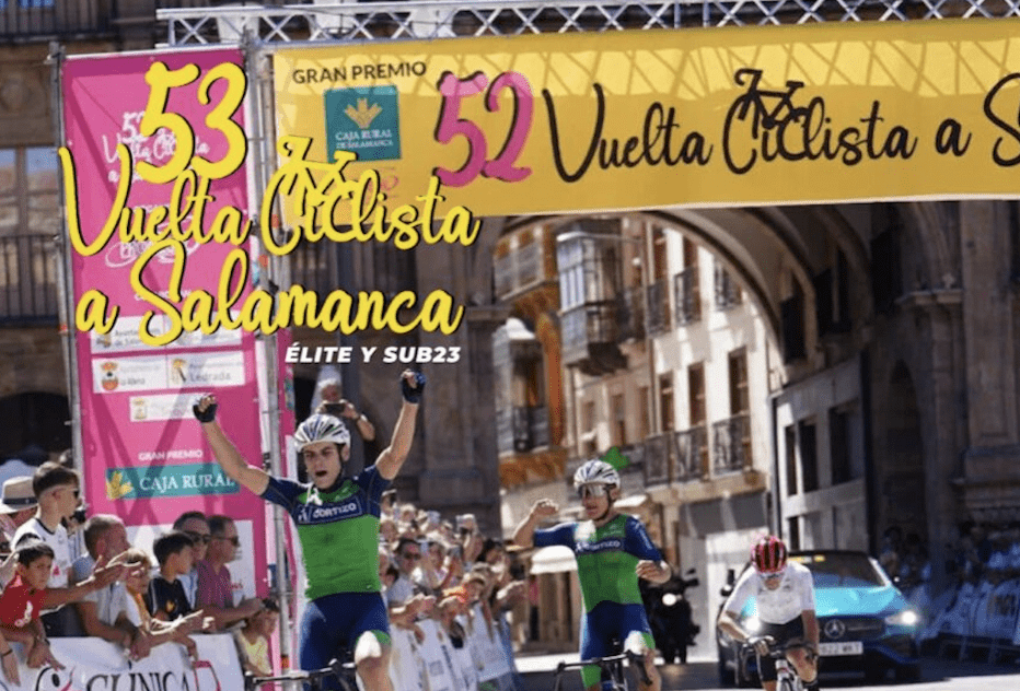 1ª Vuelta Salamanca: Cadena vence desde la fuga