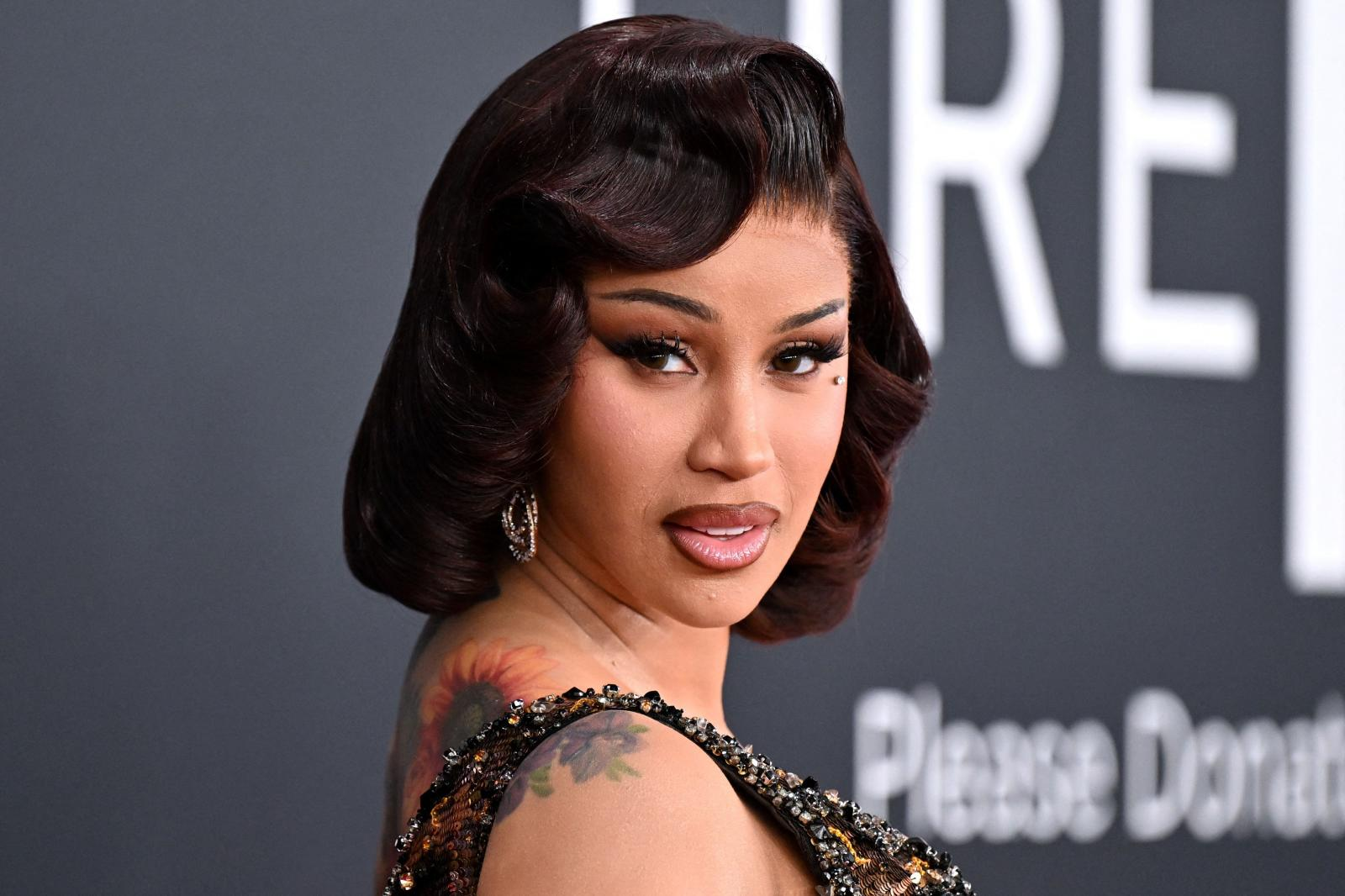 La rapera estadounidense Cardi B