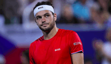 Taylor Fritz y su frustración en Copa Davis. Fuente: Getty