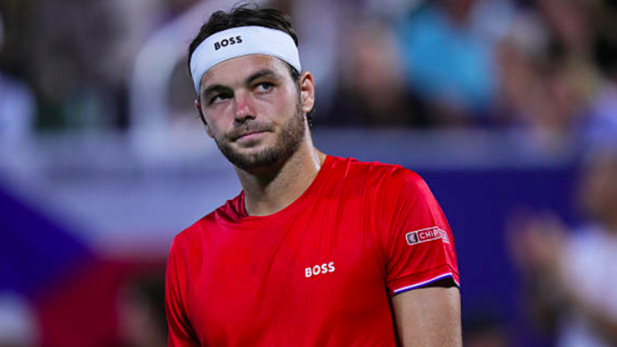 Taylor Fritz y su frustración en Copa Davis. Fuente: Getty