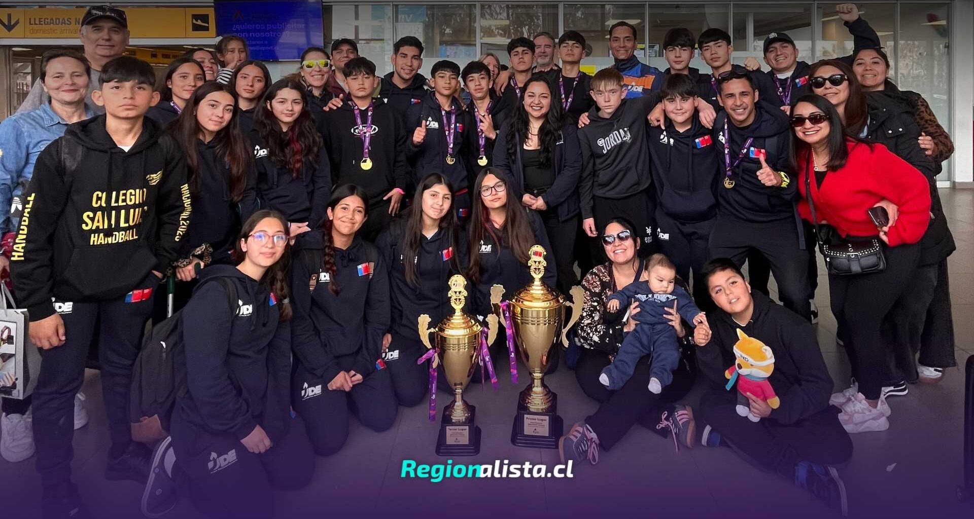 Antofagasta logra oro y bronce en balonmano en las Finales Nacionales Escolares 2025