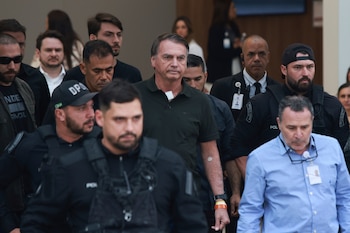 Jair Bolsonaro se retiró de