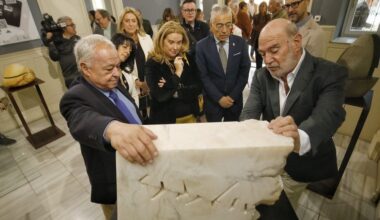 El universo pétreo de Alberto Bañuelos cala en Burgos en el paseo de La Isla