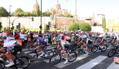 FOTOS Y VÍDEO | Salamanca se entusiasma con el regreso de La Vuelta a España por sus calles y las protestas pro-Palestina acaparan la atención - SALAMANCArtv AL DÍA