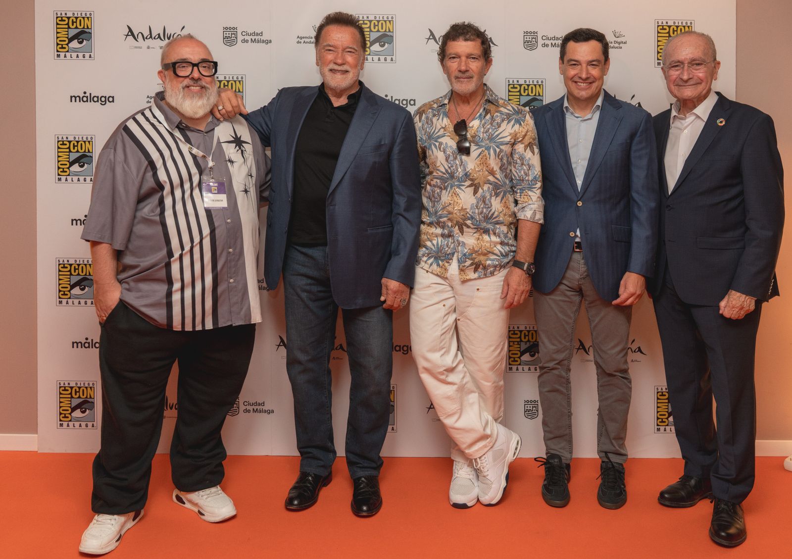 Arnold Schwarzenegger y Antonio Banderas