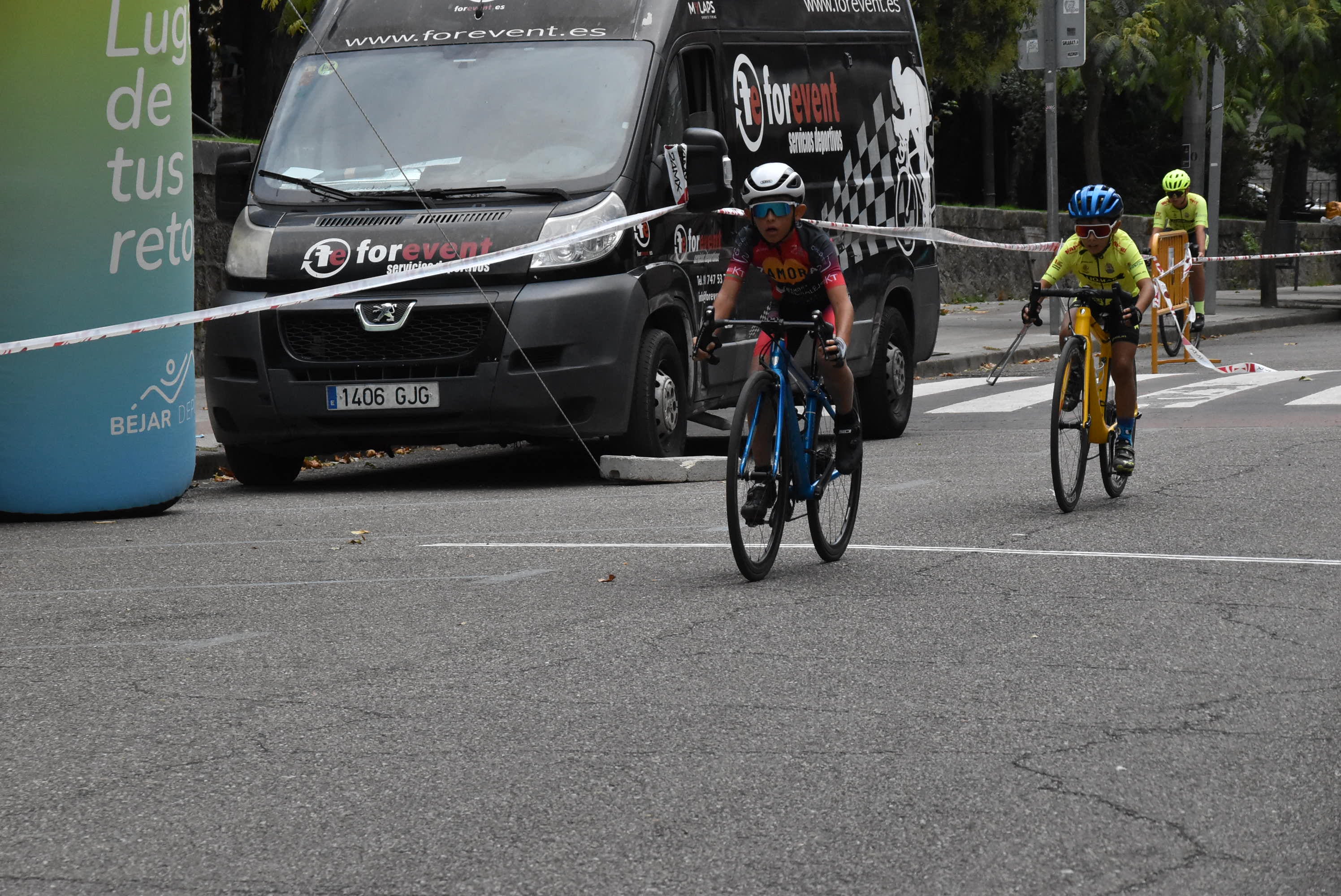 Buen ambiente en el Criterium de Dueñas en Béjar