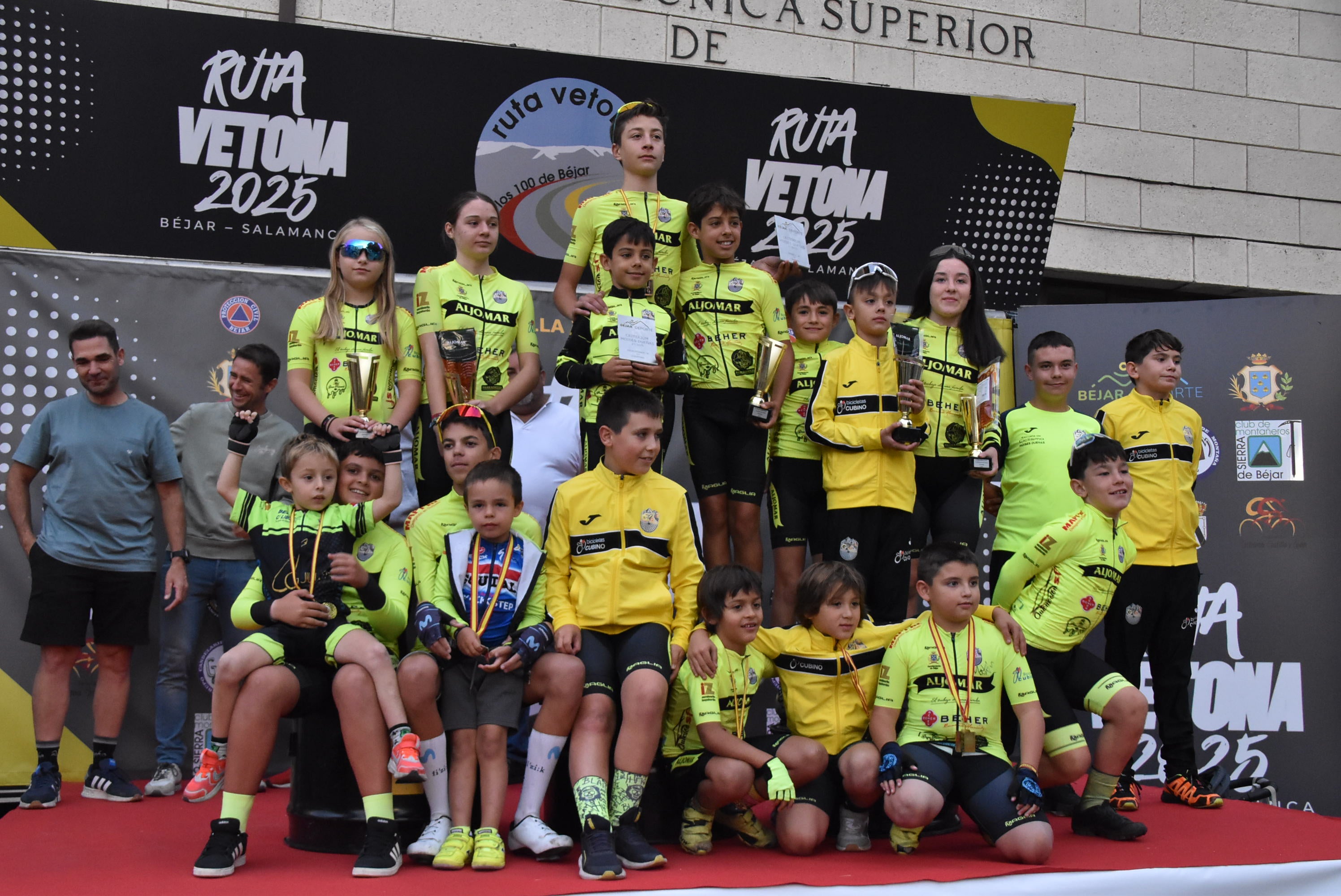 Buen ambiente en el Criterium de Dueñas en Béjar