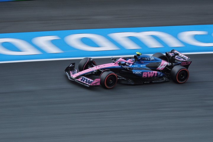 Colapinto a toda velocidad en el GP de Países Bajos. (AP)