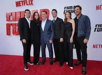 La familia Schwarzenegger acompañó a