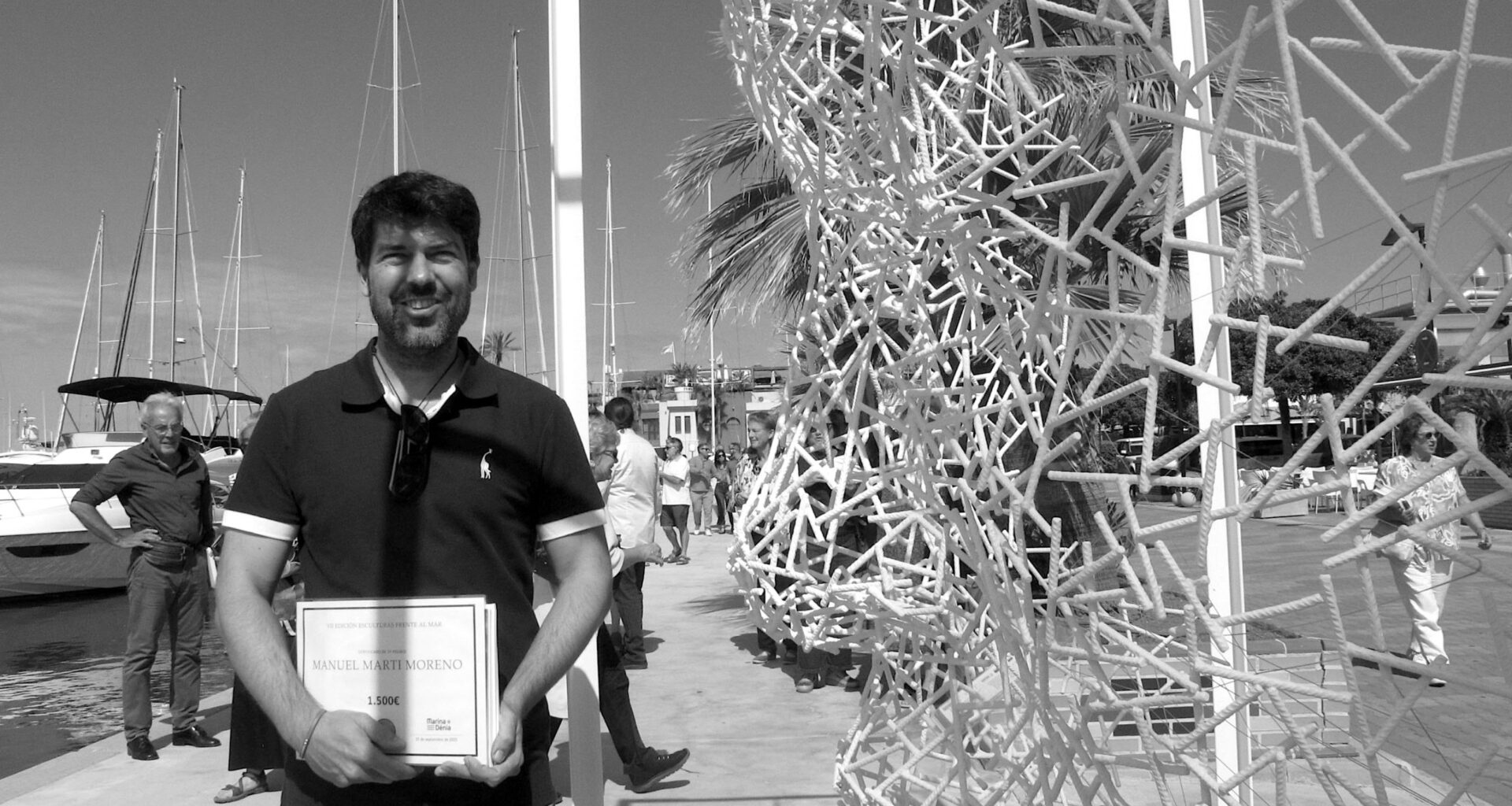 «Levedad», la mejor escultura frente al mar de Dénia tras una votación popular de más de 1.000 personas