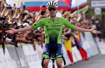 El ciclista esloveno Tadej Pogacar