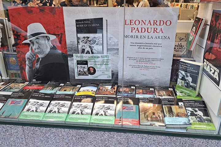Morir en la arena, Padura presenta nueva novela en España