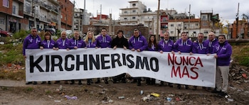 "Kichnerismo nunca más" fue la