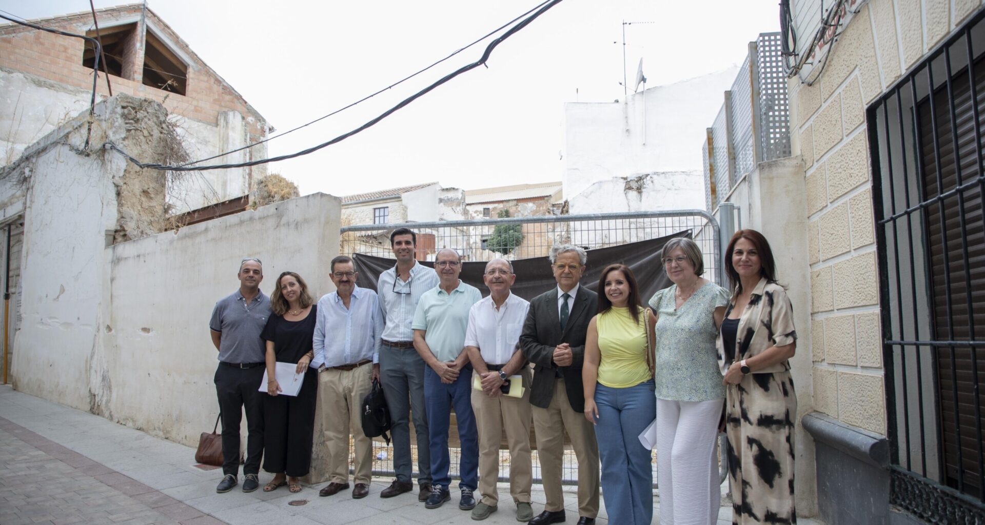 La Diputación de Córdoba avanza en la rehabilitación de la Casa de Manolo Vegara de Doña Mencía, futuro centro de servicios sociales