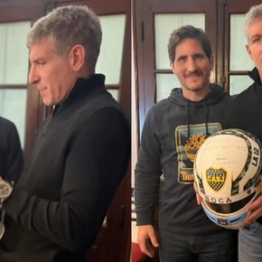 El regalo bostero que le hicieron a Colapinto con la firma de ¡Palermo!