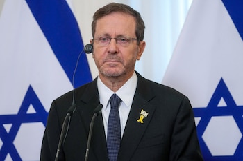 Isaac Herzog, presidente de Israel,