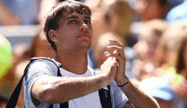 Flavio Cobolli en el torneo de Wimbledon. Fuente: Getty