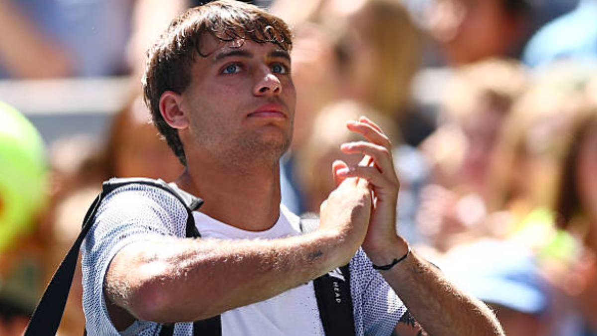Flavio Cobolli en el torneo de Wimbledon. Fuente: Getty