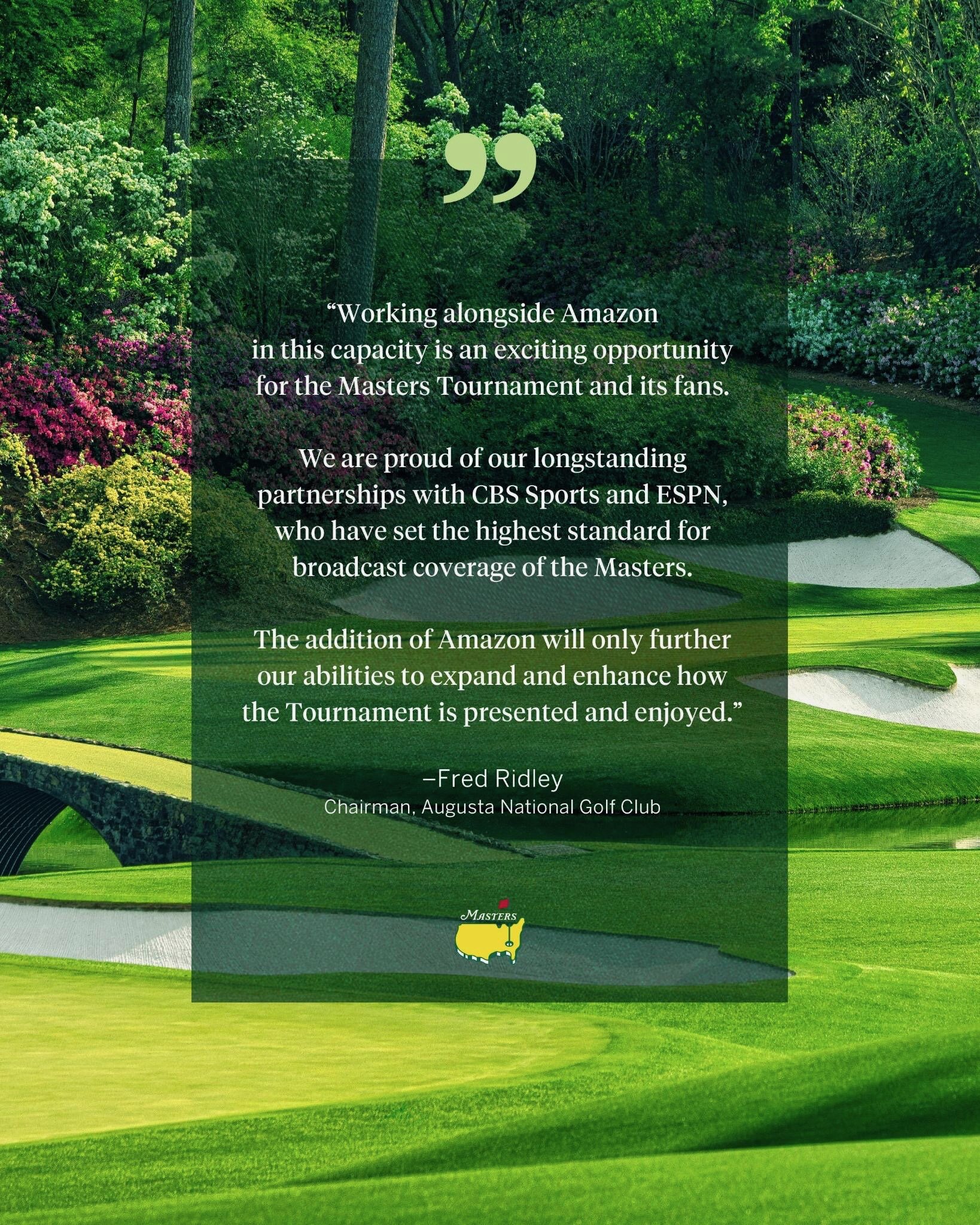 Augusta National © The Masters
