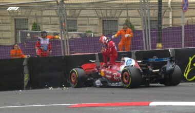 Charles Leclerc decepcionado tras su choque en la calificación del GP de Azerbaiyán – La Crónica de Hoy