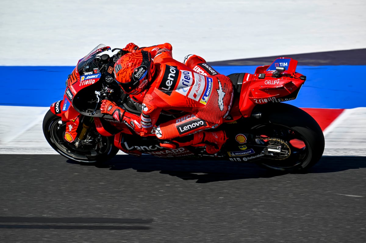 Marc Márquez, en el circuito de Misano este sábado.