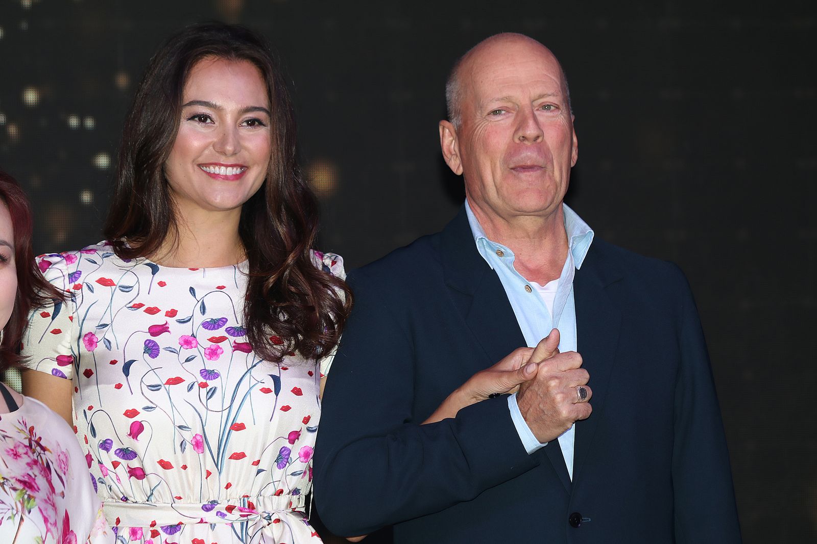 Bruce Willis y Emma Heming en 2019.