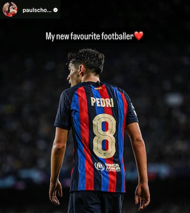 Grealish y Scholes se rinden públicamente a Pedri y De Jong 