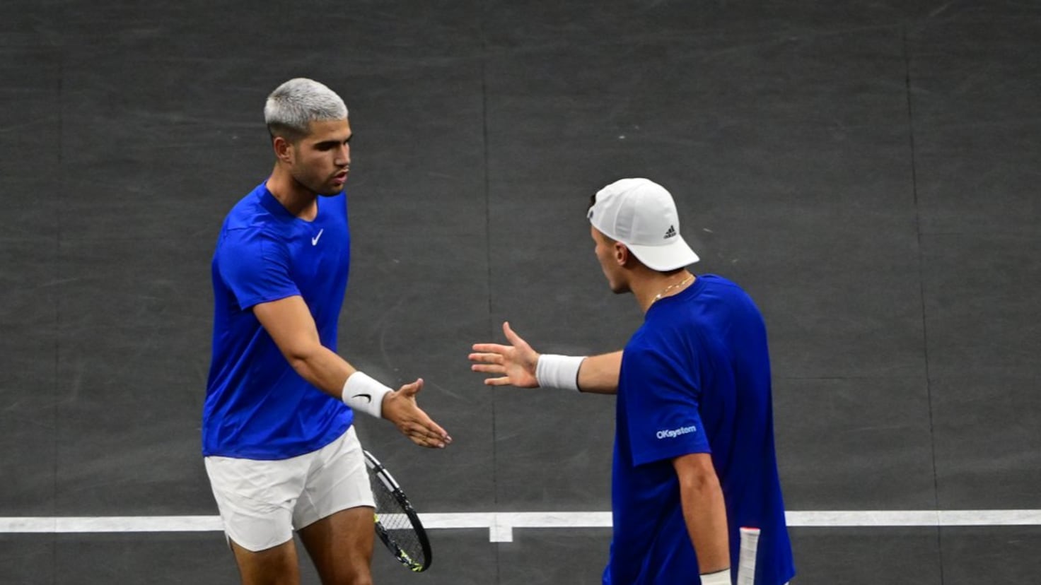 Resumen, marcador y ganador del Alcaraz y Mensik - Fritz y Michelsen: Europa contra el Mundo en la Laver Cup