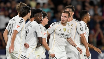 Franco Mastantuono viene de marcar